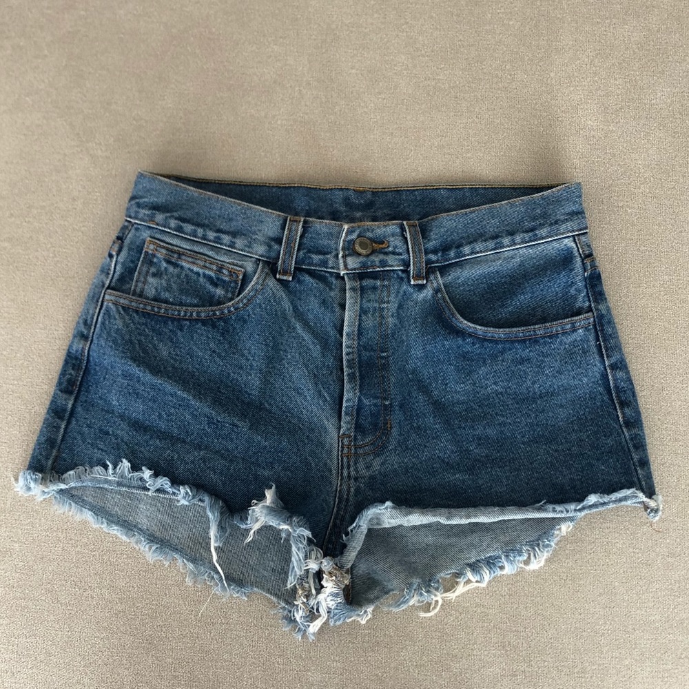 Jean shorts - frayed bottoms